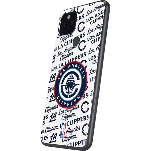 NBA Los Angeles Clippers Blast Text Google Pixel 4a 5G Skin