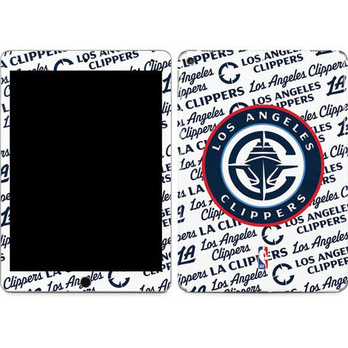 NBA Los Angeles Clippers Blast Text iPad Skins