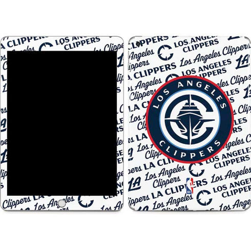NBA Los Angeles Clippers Blast Text Apple iPad Skin