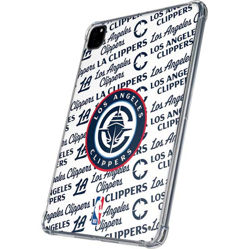 NBA Los Angeles Clippers Blast Text iPad Pro 11in (2024) Clear Case