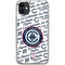NBA Los Angeles Clippers Blast Text iPhone 11 Clear Case