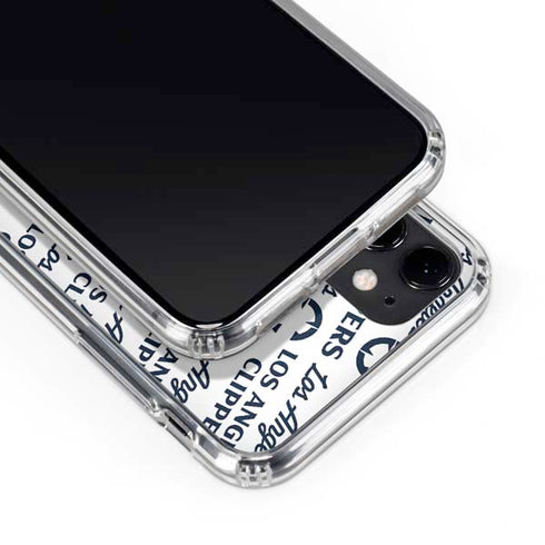 NBA Los Angeles Clippers Blast Text iPhone 11 Clear Case