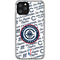 NBA Los Angeles Clippers Blast Text iPhone 11 Pro Clear Case