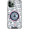NBA Los Angeles Clippers Blast Text iPhone 11 Pro Max Clear Case