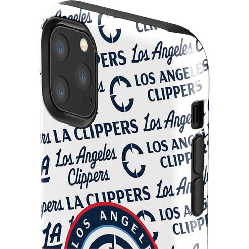 NBA Los Angeles Clippers Blast Text iPhone 11 Pro Max Impact Case