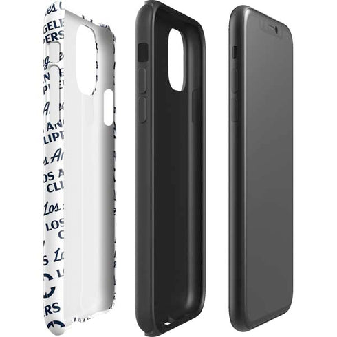 NBA Los Angeles Clippers Blast Text iPhone 11 Pro Max Impact Case