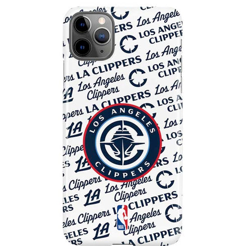 NBA Los Angeles Clippers Blast Text iPhone Cases