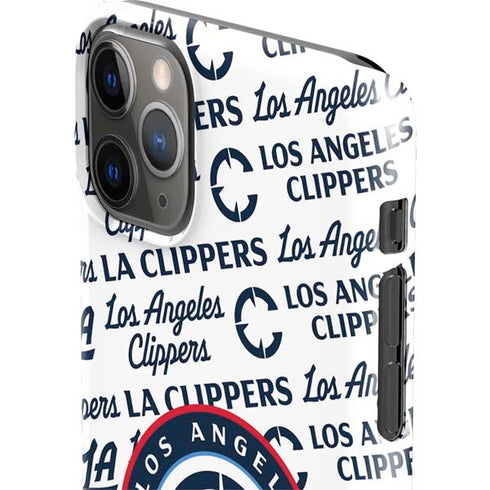 NBA Los Angeles Clippers Blast Text iPhone 11 Pro Max Lite Case
