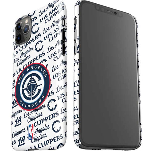 NBA Los Angeles Clippers Blast Text iPhone 11 Pro Max Lite Case