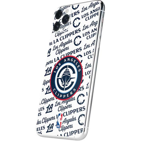 NBA Los Angeles Clippers Blast Text iPhone 11 Pro Max Skin