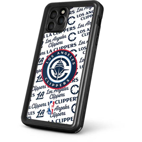 NBA Los Angeles Clippers Blast Text iPhone 11 Pro Waterproof Case
