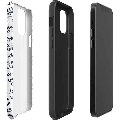 NBA Los Angeles Clippers Blast Text iPhone 12 Impact Case