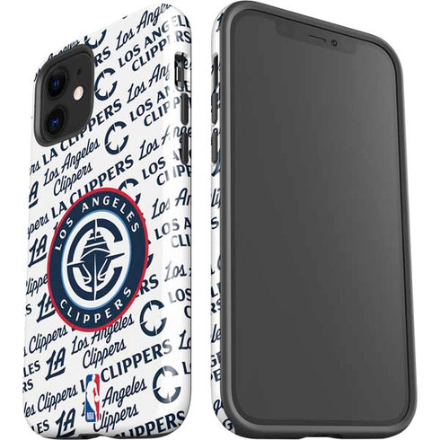 NBA Los Angeles Clippers Blast Text iPhone 12 Mini Impact Case