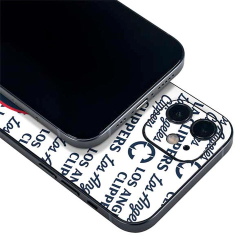 NBA Los Angeles Clippers Blast Text iPhone 12 Mini Skin