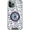 NBA Los Angeles Clippers Blast Text iPhone 12 Pro Clear Case