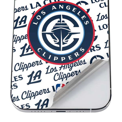 NBA Los Angeles Clippers Blast Text iPhone 12 Pro Max Skin