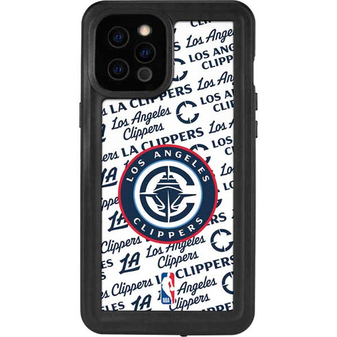 NBA Los Angeles Clippers Blast Text iPhone 12 Pro Max Waterproof Case