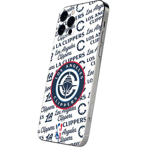 NBA Los Angeles Clippers Blast Text iPhone 12 Pro Skin