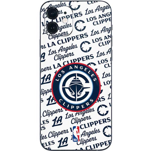 NBA Los Angeles Clippers Blast Text iPhone 12 Skin