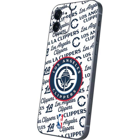NBA Los Angeles Clippers Blast Text iPhone 12 Skin