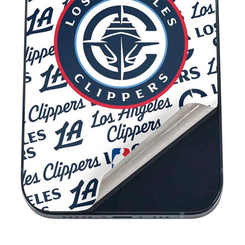 NBA Los Angeles Clippers Blast Text iPhone 12 Skin