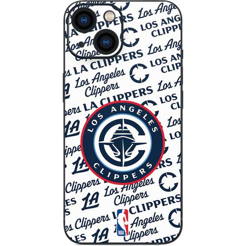 NBA Los Angeles Clippers Blast Text iPhone 13 Mini Skin