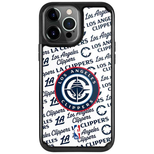 NBA Los Angeles Clippers Blast Text iPhone Cases