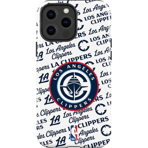NBA Los Angeles Clippers Blast Text iPhone 13 Pro Max Impact Case