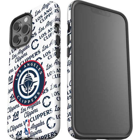 NBA Los Angeles Clippers Blast Text iPhone 13 Pro Max Impact Case