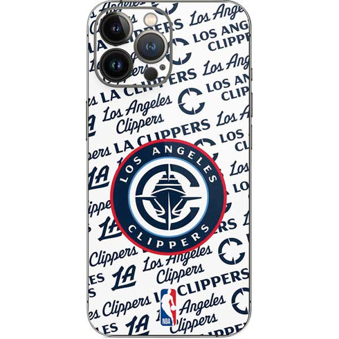 NBA Los Angeles Clippers Blast Text iPhone 13 Pro Max Skin