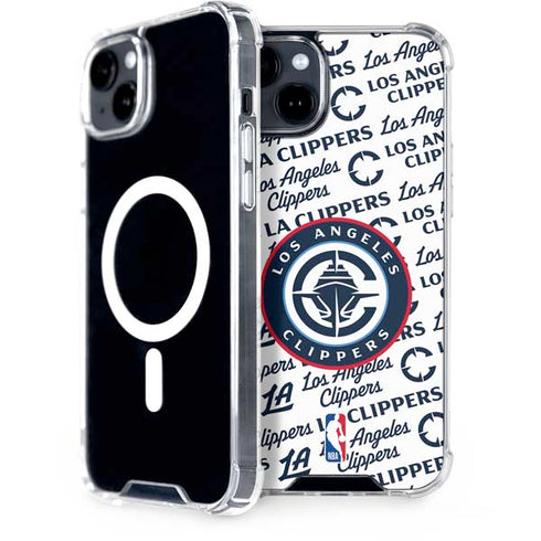NBA Los Angeles Clippers Blast Text iPhone 14 MagSafe Case