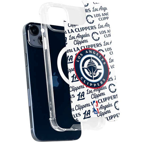 NBA Los Angeles Clippers Blast Text iPhone 14 MagSafe Case