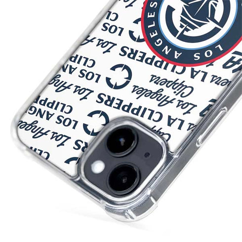 NBA Los Angeles Clippers Blast Text iPhone 14 MagSafe Case