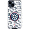 NBA Los Angeles Clippers Blast Text iPhone 14 Plus Clear Case