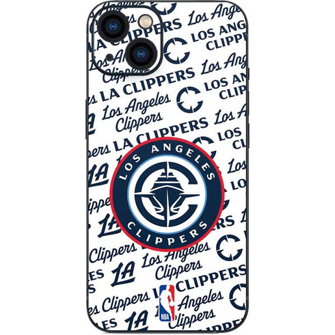 NBA Los Angeles Clippers Blast Text iPhone 14 Plus Skin