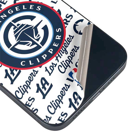 NBA Los Angeles Clippers Blast Text iPhone 14 Plus Skin