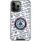 NBA Los Angeles Clippers Blast Text iPhone 14 Pro Max Clear Case