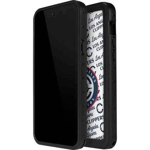 NBA Los Angeles Clippers Blast Text iPhone 14 Pro Waterproof Case