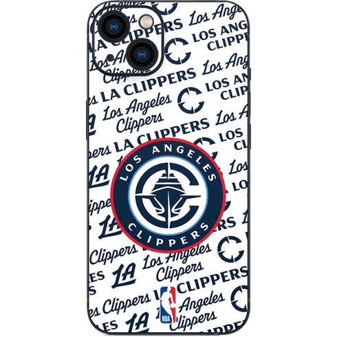 NBA Los Angeles Clippers Blast Text iPhone 14 Skin
