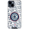 NBA Los Angeles Clippers Blast Text iPhone 15 Plus Clear Case