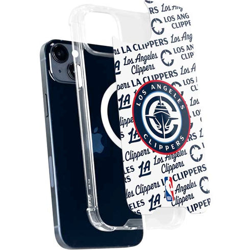 NBA Los Angeles Clippers Blast Text iPhone 15 Plus MagSafe Case