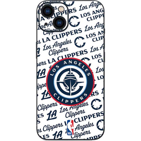 NBA Los Angeles Clippers Blast Text iPhone 15 Plus Skin