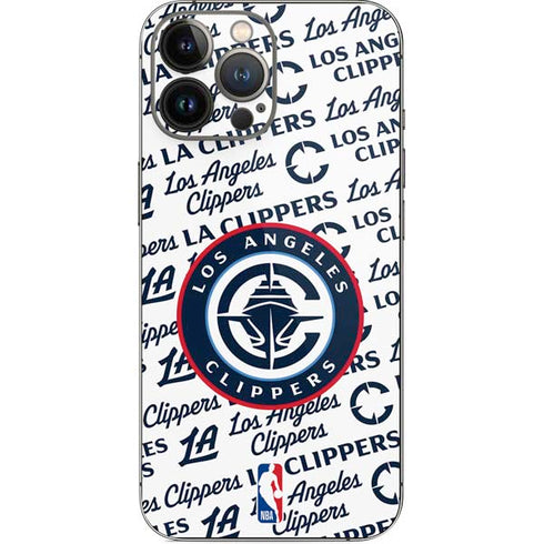 NBA Los Angeles Clippers Blast Text iPhone 15 Pro Max Skin