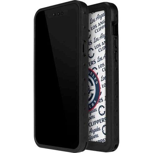 NBA Los Angeles Clippers Blast Text iPhone 15 Pro Waterproof Case