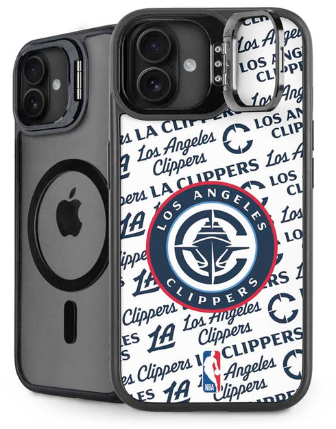 NBA Los Angeles Clippers Blast Text iPhone 16 Kickstand Case
