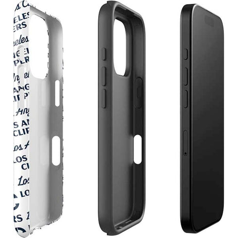 NBA Los Angeles Clippers Blast Text iPhone 16 Pro Impact Case