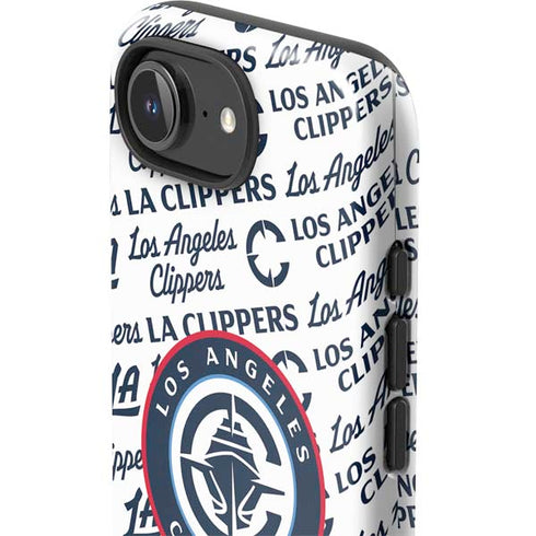 NBA Los Angeles Clippers Blast Text iPhone 16e Impact Case