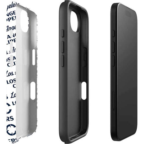 NBA Los Angeles Clippers Blast Text iPhone 16e Impact Case