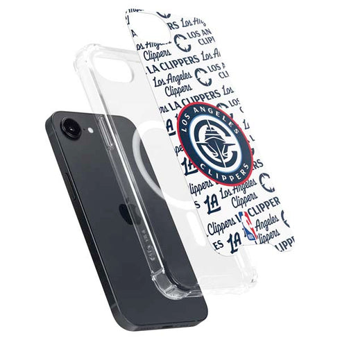 NBA Los Angeles Clippers Blast Text iPhone 16e MagSafe Case