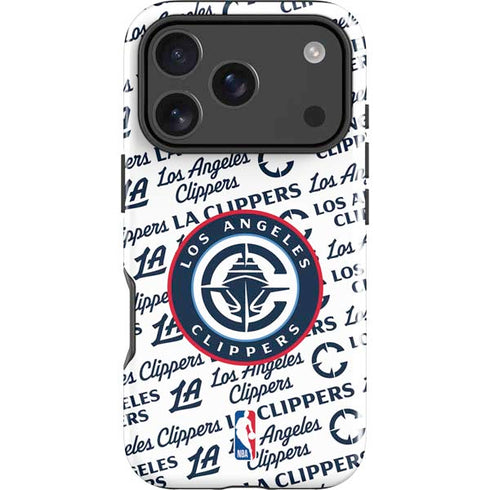 NBA Los Angeles Clippers Blast Text iPhone 18 Pro Max Impact Case